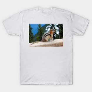 Chipmunk in Banff Alberta in Canada T-Shirt